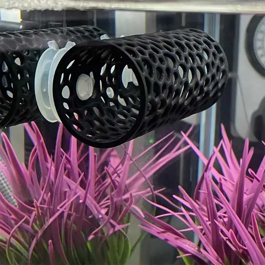 Aquarium Fish Hiding Places - Aquarium Fish Hideout Black Hollow Tube