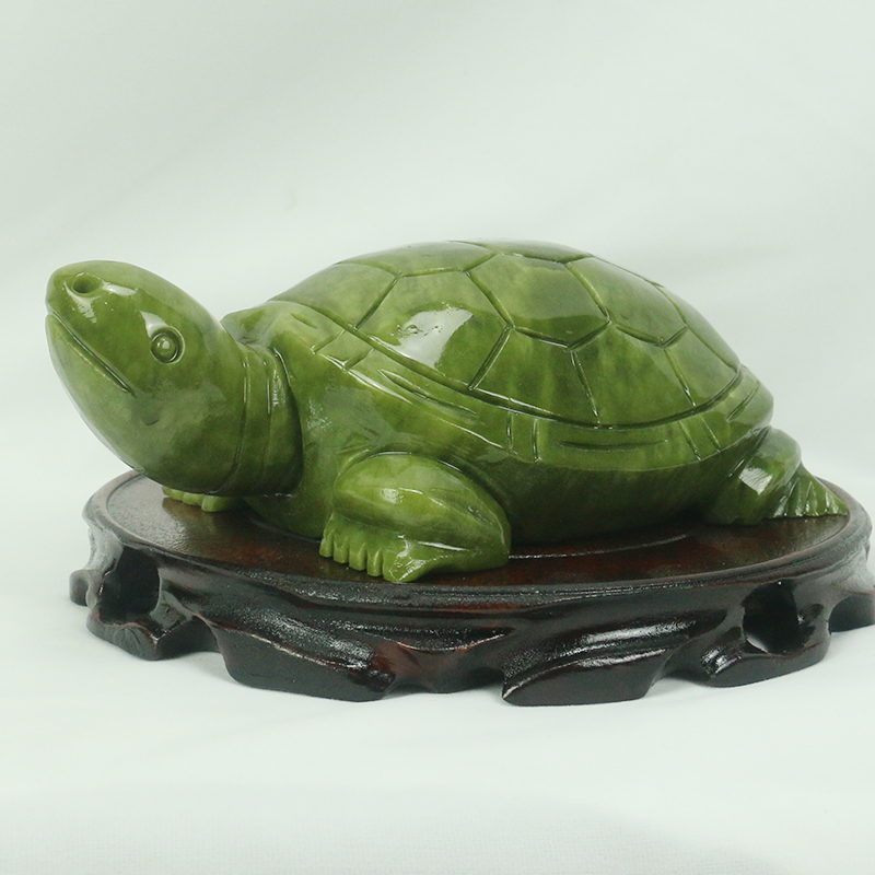 Natural Jade/turtle Sculpture/ - Aquarium Fish Only ulasan dan harga