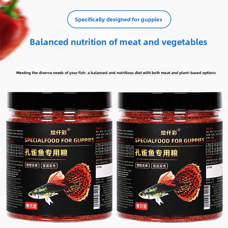 Huiqiancai Micro Pellets Fish  - Tetra Fish In Aquarium ulasan dan harga