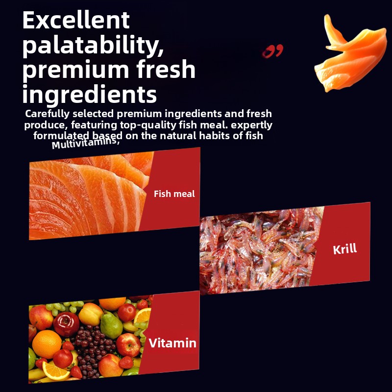 Huiqiancai Micro Pellets Fish  - Tetra Fish In Aquarium ulasan dan harga