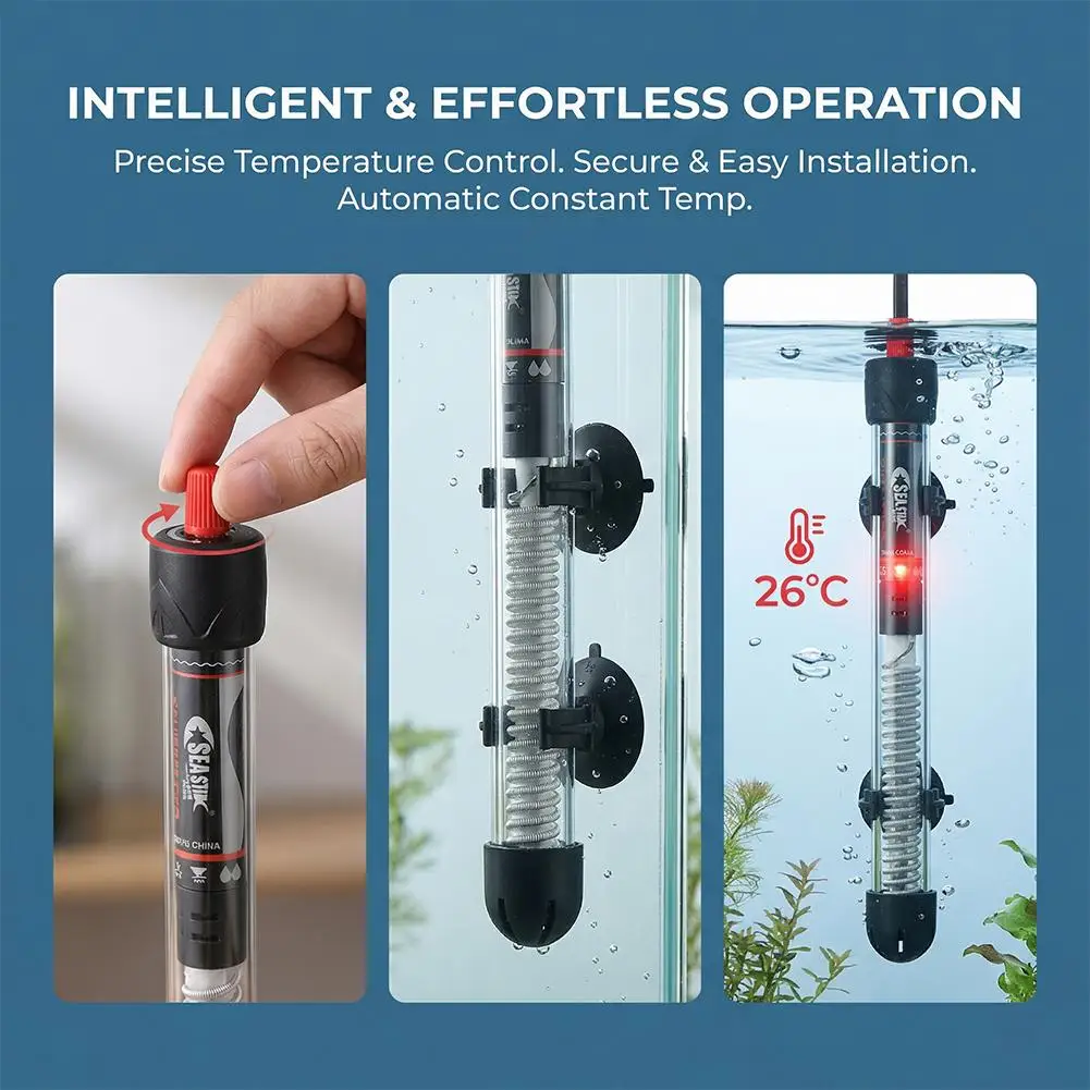 Adjustable Aquarium Heater 25W - Aquarium Heater Submersible ulasan dan harga