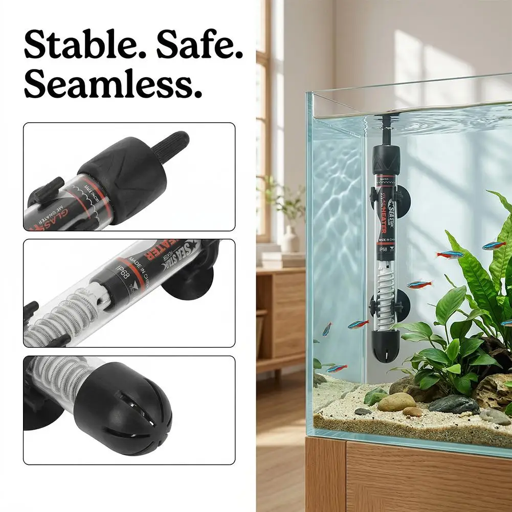 Adjustable Aquarium Heater 25W - Aquarium Heater Submersible ulasan dan harga