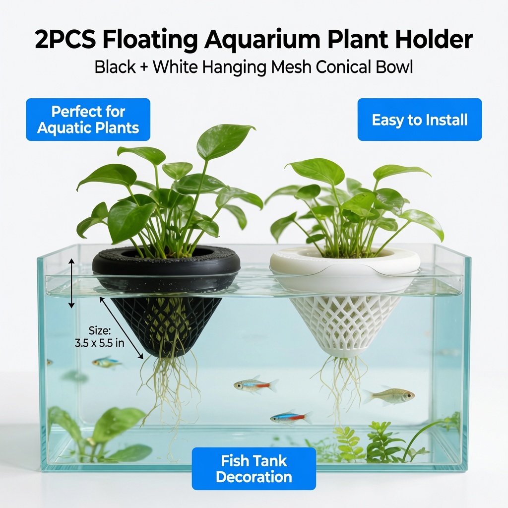 2PCS Floating Aquarium Plant H - Aquarium Fish Only ulasan dan harga