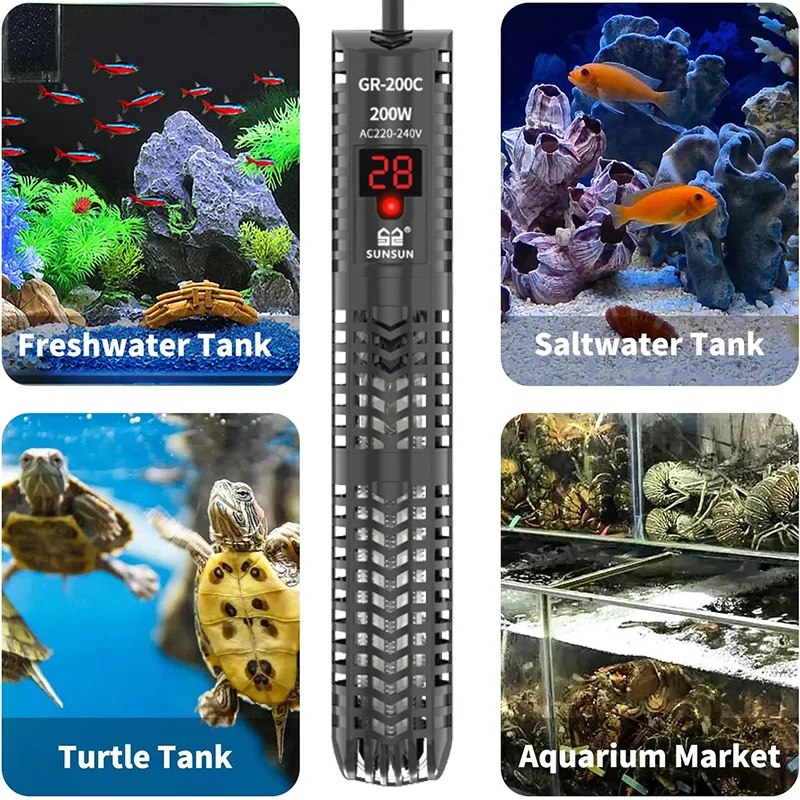 Aquariums Submersible Heater D - Aquarium Heater Submersible ulasan dan harga
