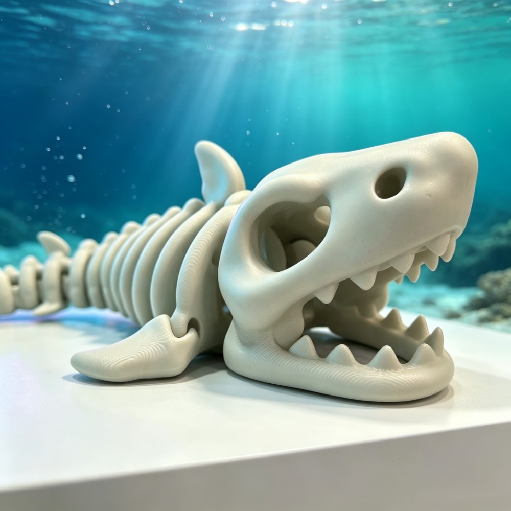 Shark Skeleton Aquarium Decor  - Aquarium Fish Only ulasan dan harga