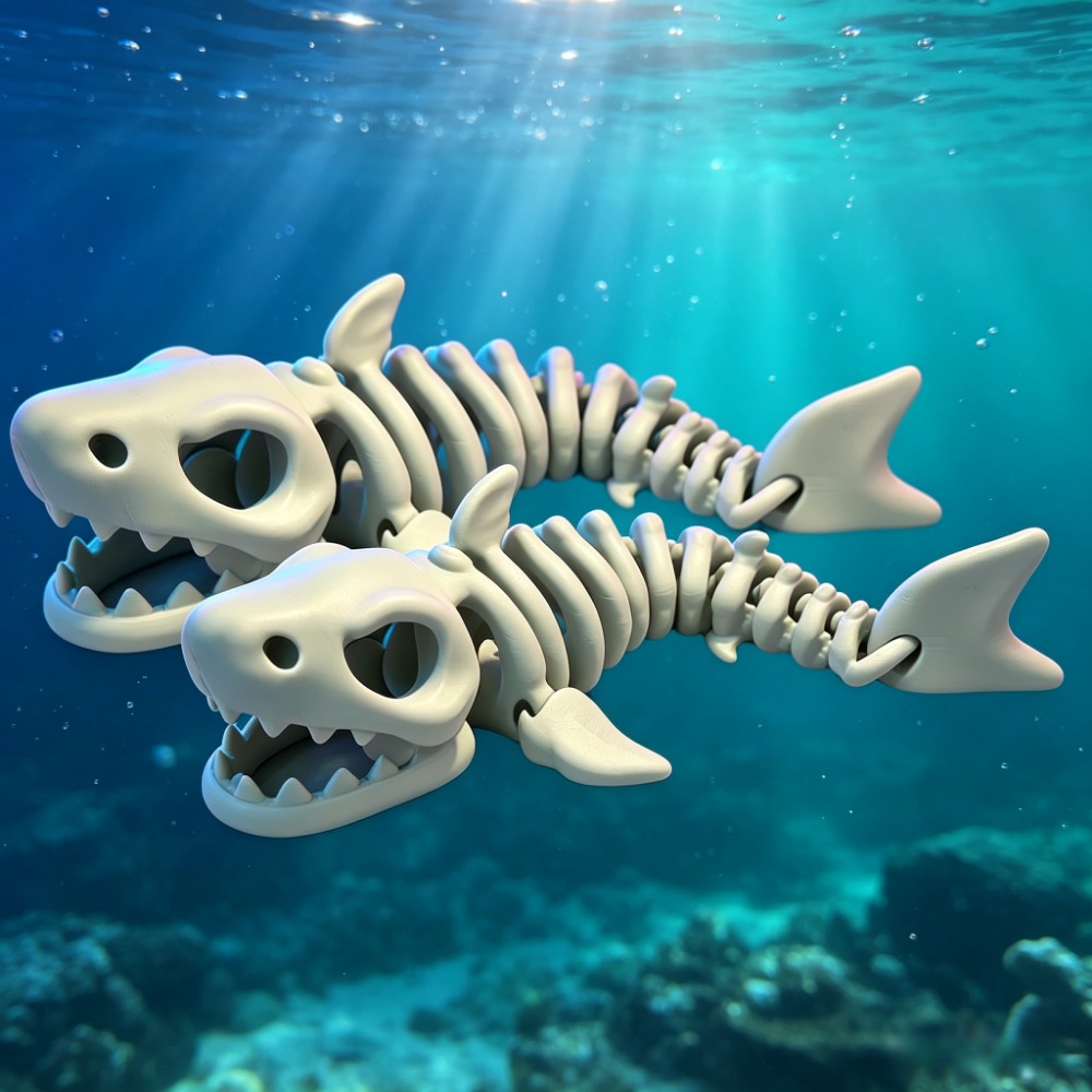 Shark Skeleton Aquarium Decor  - Aquarium Fish Only ulasan dan harga