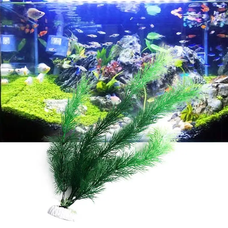 Artificial Aquarium Decor Plan - Aquarium Fish Hiding Places ulasan dan harga