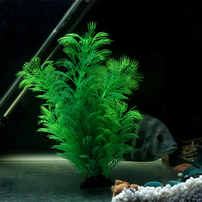 Artificial Aquarium Decor Plan - Aquarium Fish Hiding Places ulasan dan harga