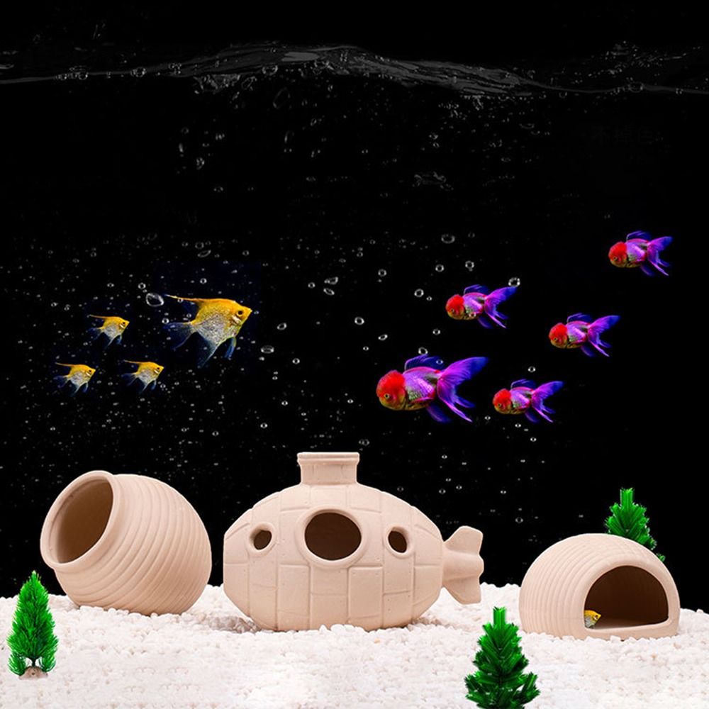 Ceramic Aquarium Shrimp Hideaw - Aquarium Fish Hiding Places ulasan dan harga