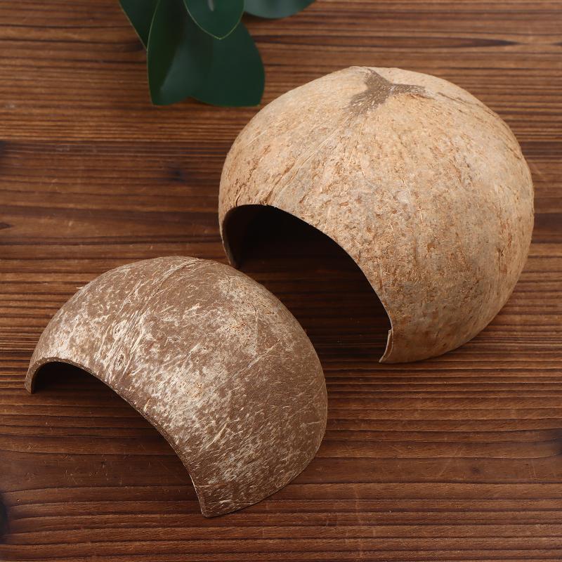Coconut Hut Decor for Aquarium - Aquarium Fish Hiding Places ulasan dan harga