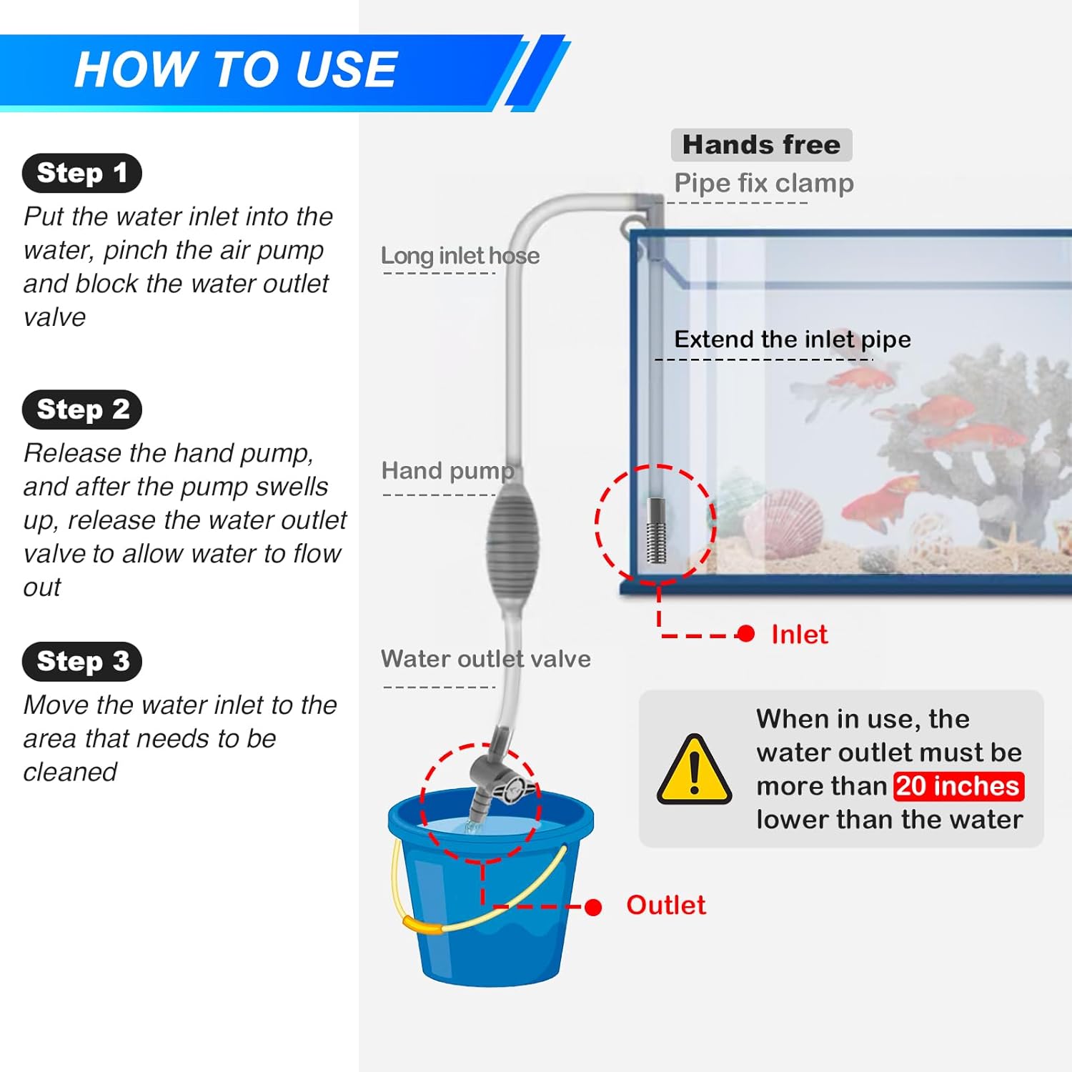 Large Fish Tank Aquarium Sipho - Aquarium Xxl ulasan dan harga