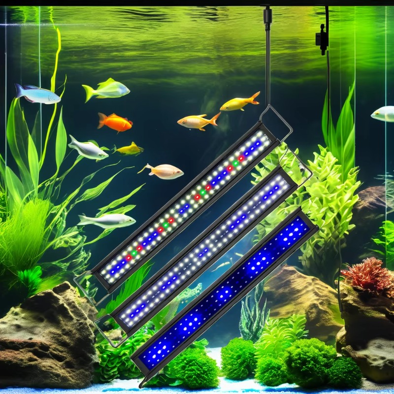 172145 RGB 30W LED Aquarium Li - Aquarium Fish Rate ulasan dan harga