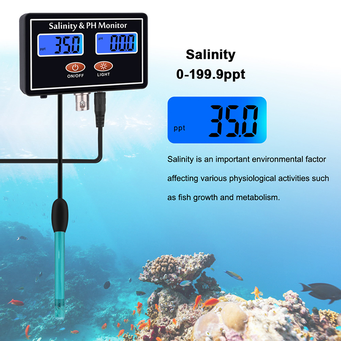 Online PH & Salinity Monitor 2 - Aquarium Fish In Online ulasan dan harga