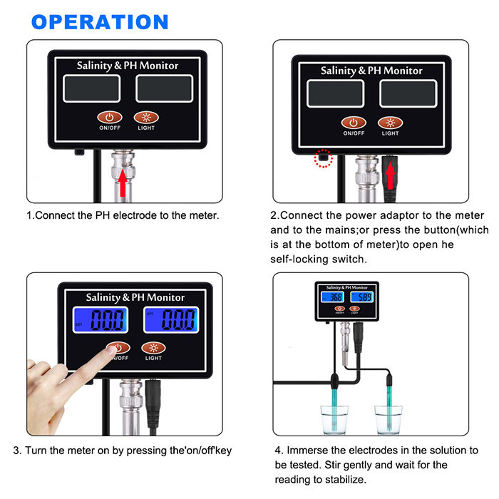 Online PH & Salinity Monitor 2 - Aquarium Fish In Online ulasan dan harga