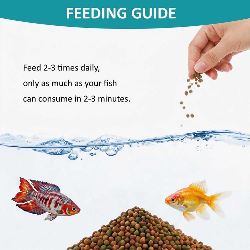 Premium Aquarium Fish Food 150 - Tetra Fish In Aquarium ulasan dan harga