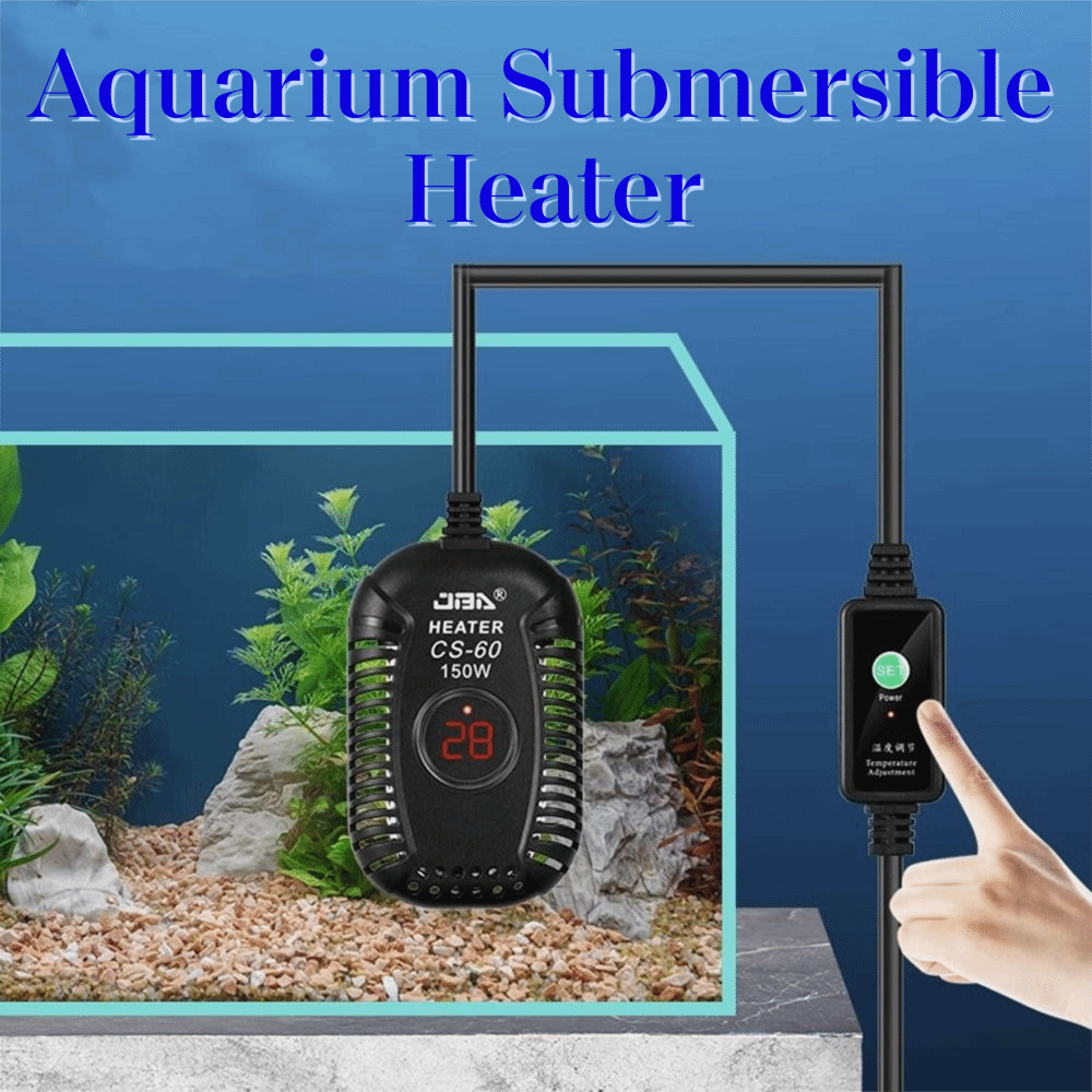 Quartz Glass Aquarium Submersi - Aquarium Heater Submersible ulasan dan harga