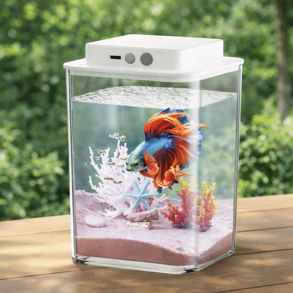 Transparent Betta Fish Tank In - Fish Toy In Aquarium ulasan dan harga