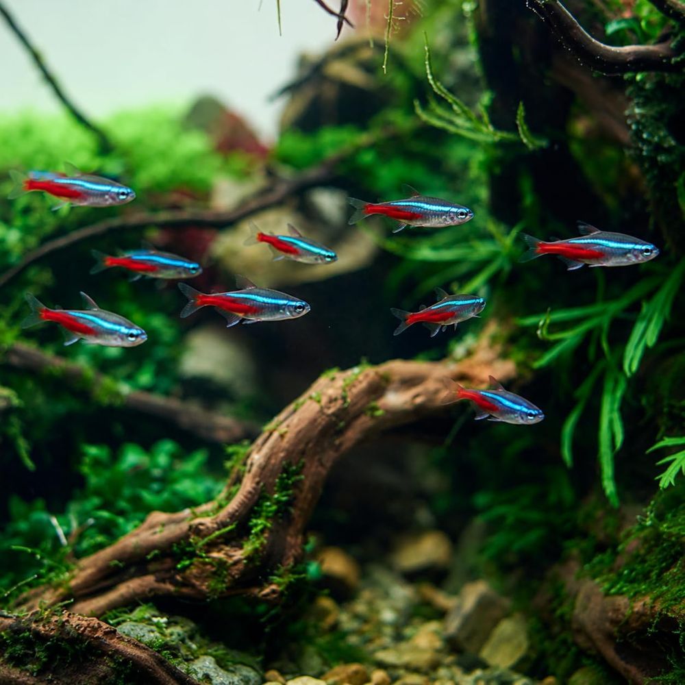 Freshwater Neon Tetra Fish (Si - Tetra Fish In Aquarium ulasan dan harga