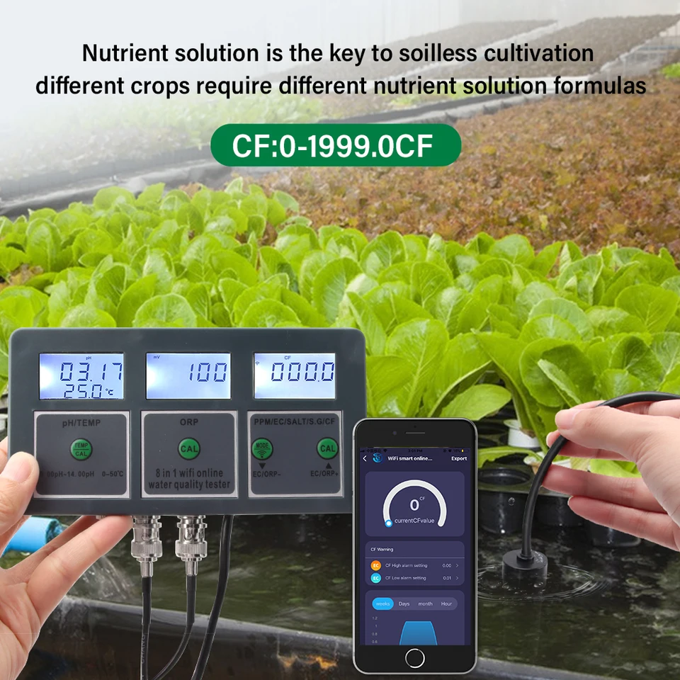 WiFi Digital PH ORP TDS EC Sal - Aquarium Fish In Online ulasan dan harga