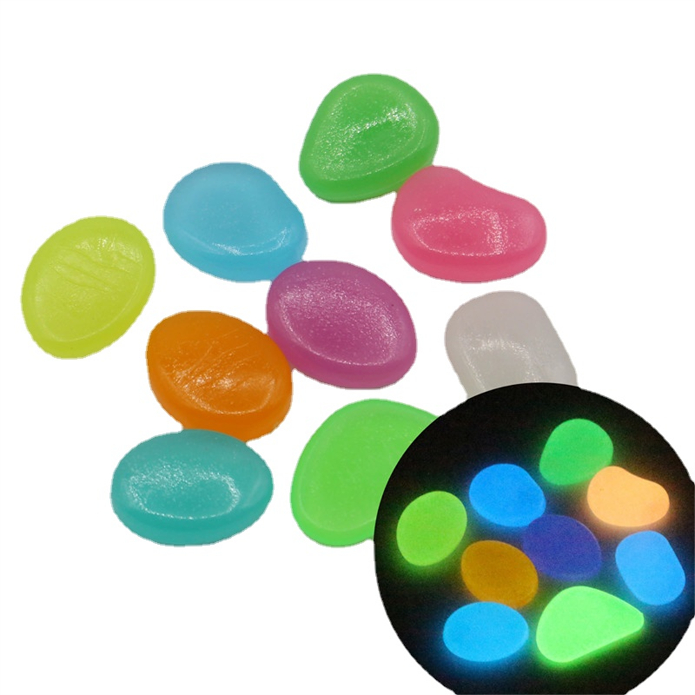 50pcs Luminous Stone Fluoresce - Aquarium Fish Farm ulasan dan harga