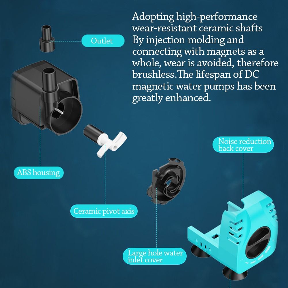 8/15/32W Aquarium Water Pump L - Aquarium Fish Rate ulasan dan harga