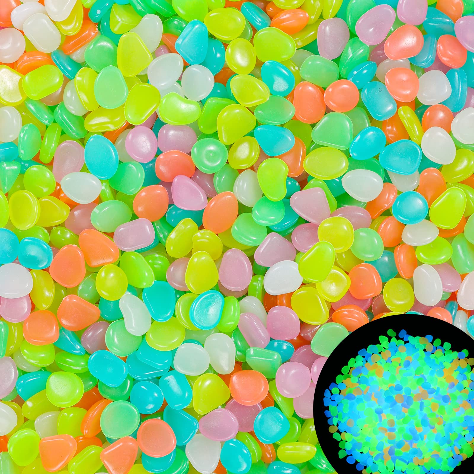 100Pcs Glow in the Dark Garden - Aquarium Fish Farm ulasan dan harga