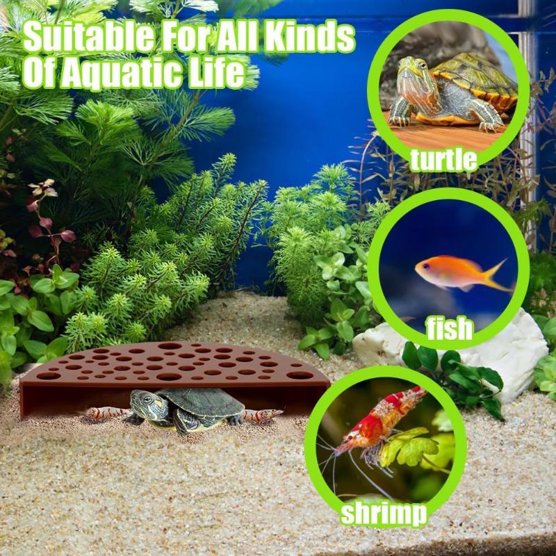New Aquarium Hidden Cave Shelt - Aquarium Fish Hiding Places ulasan dan harga