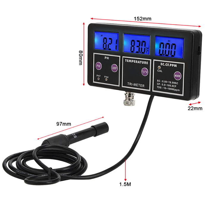 New 5 in 1 PH/ORP/TDS/EC/TEMP  - Aquarium Fish In Online ulasan dan harga