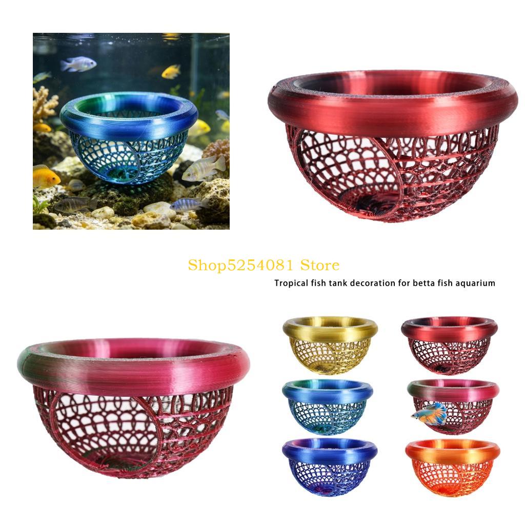 AXYC 3D Printed Floating Betta - Aquarium Fish Hiding Places ulasan dan harga