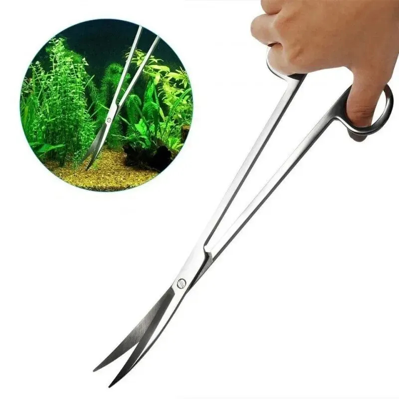 Aquarium Scissors,Extra Long S - Cleaner Fish Aquarium ulasan dan harga