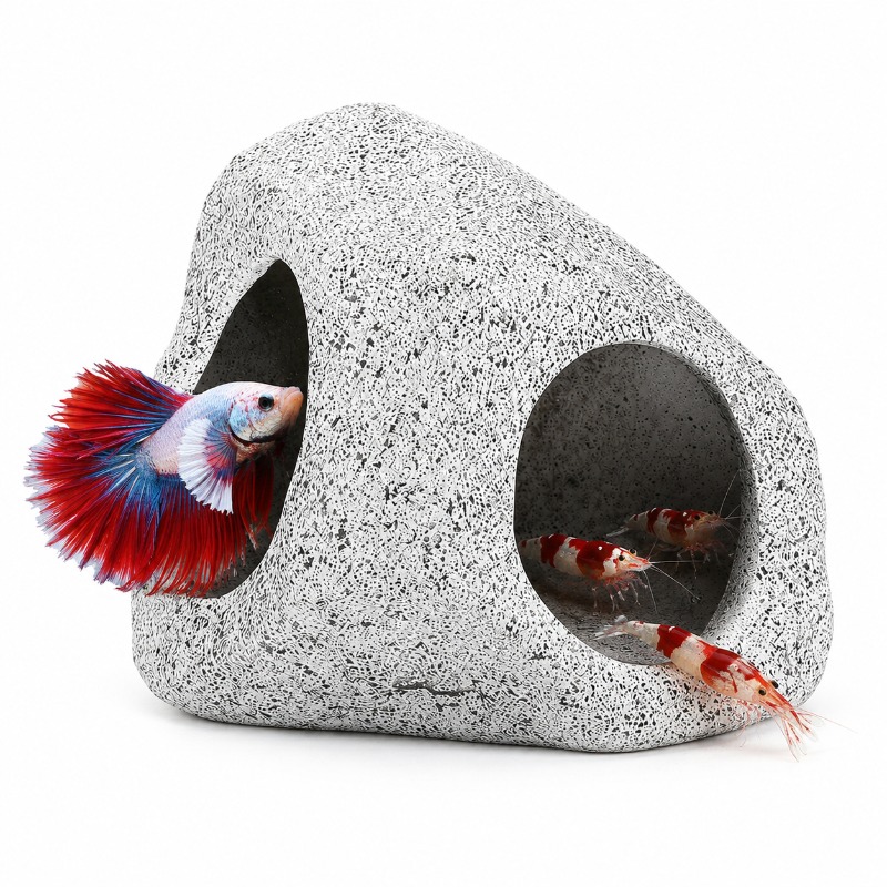 Aquarium Rock Cave Hideout, Ce - Aquarium Fish Hiding Places ulasan dan harga