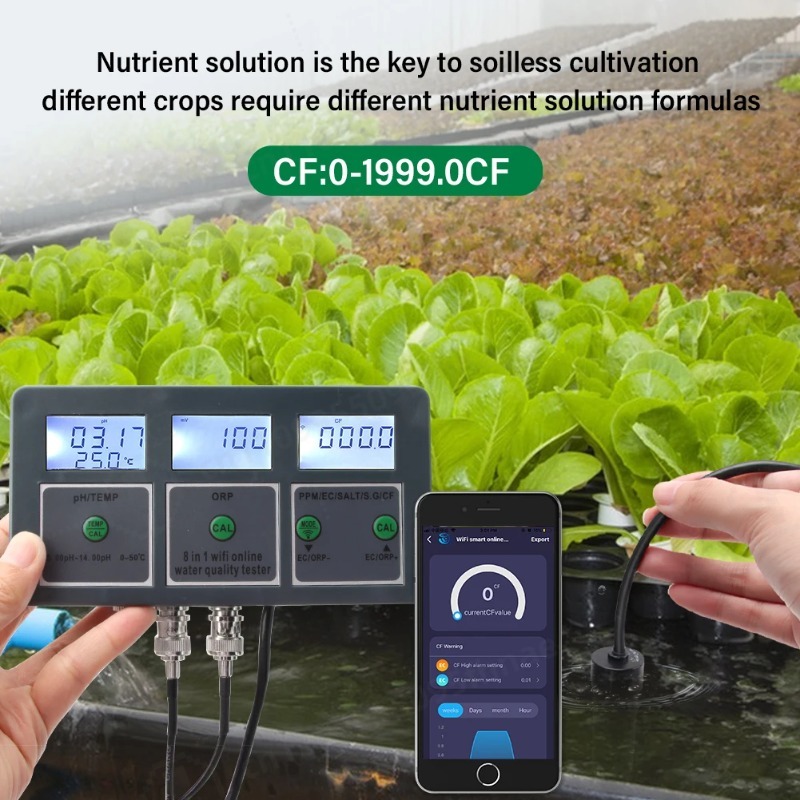 WiFi Digital PH ORP TDS EC Sal - Aquarium Fish In Online ulasan dan harga
